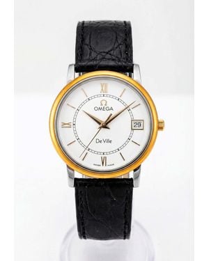 Omega De Ville Kuwait Coat Of Arms Stainless Steel Watch - Gray