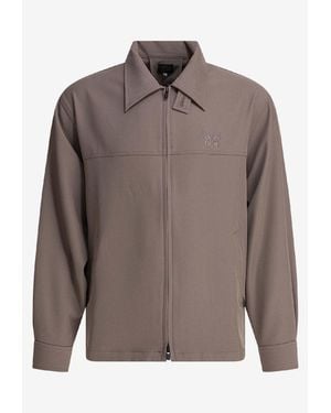 Needles Sport Zipped Overshirt - Brown