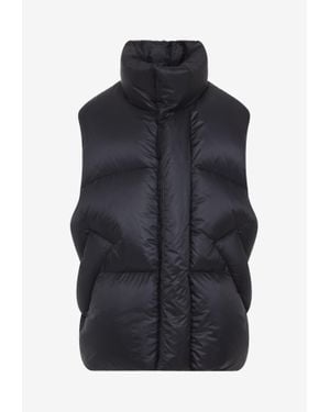 Mordecai Quilted Down Vest - Blue