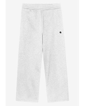 Carhartt Logo-Embroidered Track Pants - White