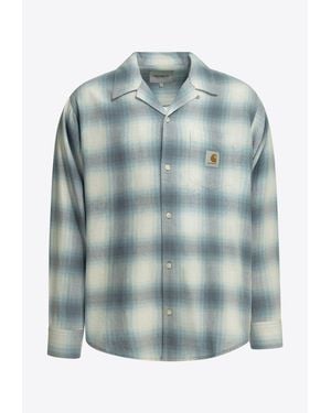 Carhartt Tyers Plaid Check Shirt - Blue