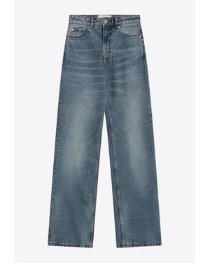 Ami Paris Ami De Coeur Straight-Leg Jeans - Blue