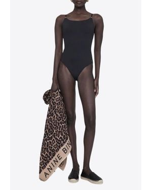 Anine Bing Vesta One Piece Swimsuit - Blue