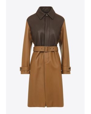 Loewe Lambskin Coat - Brown