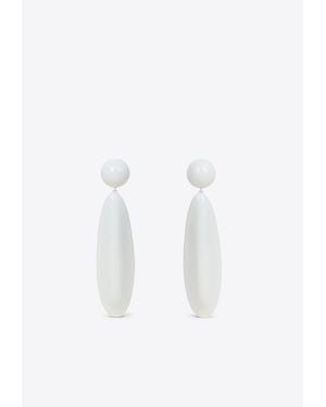 Cult Gaia Fiore Dropped Earrings - White