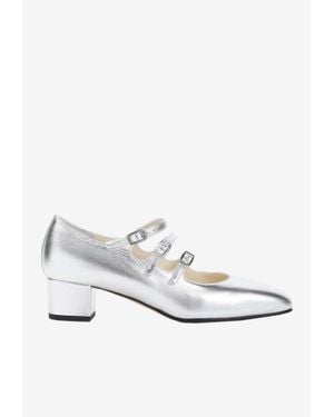 CAREL PARIS Carel Kina Mary Jane Pumps - White