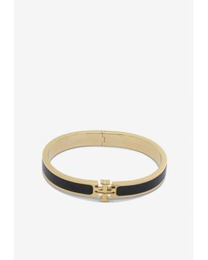 Tory Burch Logo-Shaped Bracelet - White