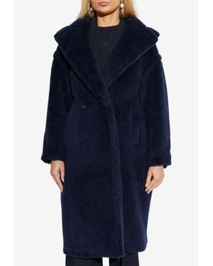 Max Mara Tedgirl Shearling Coat - Blue