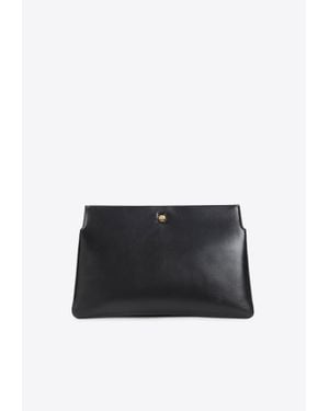 Phoebe Philo Trifold Leather Clutch - White