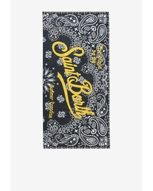 MC2 Saint Barth Aidan Bandana Print Beach Towel - Multicolor