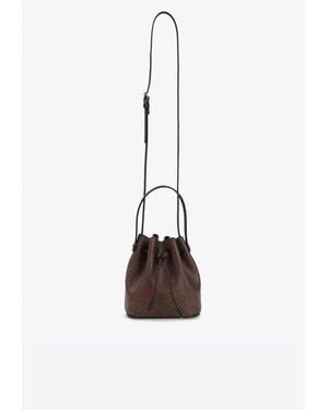 Etro Small Arnica Bucket Bag - White
