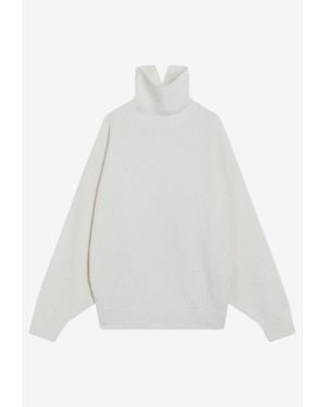 Fear Of God Turtleneck Knitted Wool Sweater - White