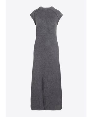 Jil Sander Knit Long Dress - Grey
