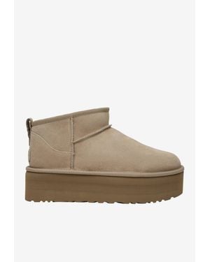 UGG Classic Ultra Mini Platform Boots - Brown