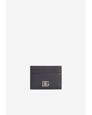 Dolce & Gabbana Dg Logo Calfskin Cardholder - White