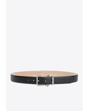 75/30 NEW $1,190 ALEXANDER MCQUEEN Black Leather CUT OUT