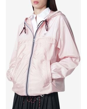 Prada Alabaster Zip-Up Jacket - Pink