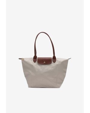 Longchamp Large Le Pliage Original Bag - Natural