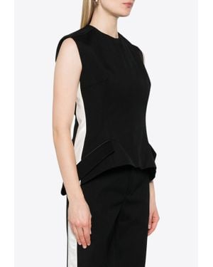 MERYLL ROGGE Twill-Weave Vest - Black