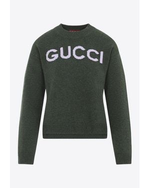 Gucci Logo Sweater - Green