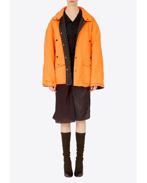 Maison Margiela Reversible Oversized Jacket - Orange