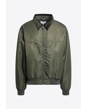 Maison Margiela Lightweight Zip-Up Jacket - Green