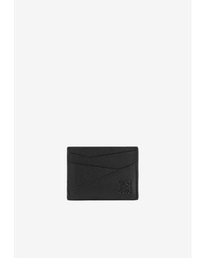 Loewe Puzzle Calf Leather Cardholder - White