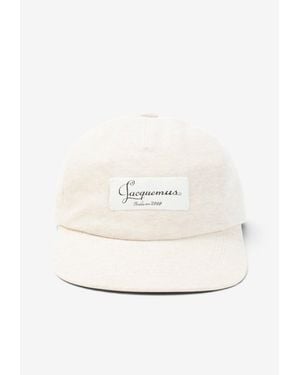 Jacquemus Le Casquette Montaigne Cap - Natural