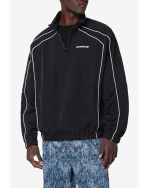 AWAKE NY Logo Zip-Up Jacket - Black