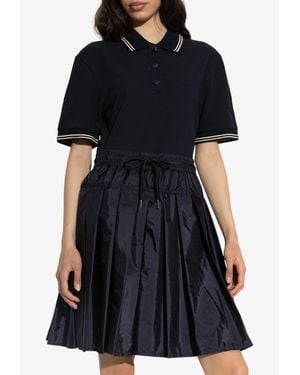 Moncler Polo Collar Dress - Black