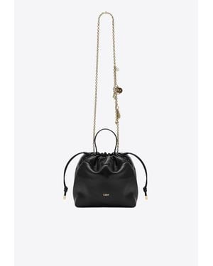 Chloé Small Icons Nappa Leather Crossbody Bag - White