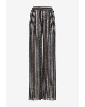 パンツ Missoni Wide-Leg Pants With Vibrant Zigzag Pattern Missoni Classic Zigzag Wide-Leg Trousers | Harrods US
