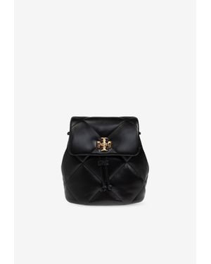 Tory Burch Mini Kira Diamond Quilt Backpack - Black