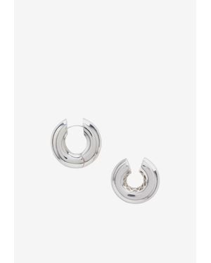 Eliou Devon Hoop Earrings - White