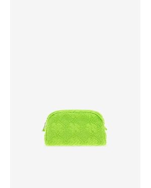 Tory Burch T Monogram Terry Pouch Bag - Green