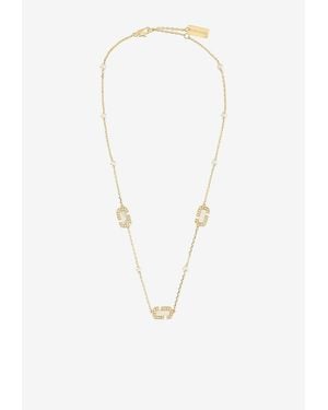 Marc Jacobs J Marc Luxe Station Necklace - White