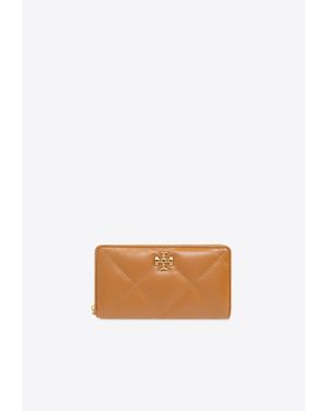 Tory Burch Kira Diamond Quilt Continental Wallet - White