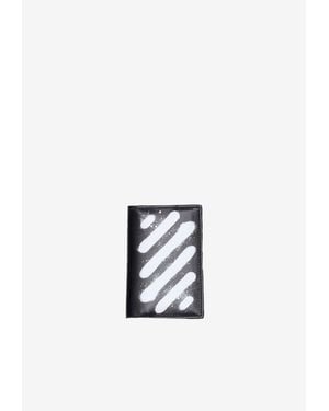 Off-White c/o Virgil Abloh Diag Spray Bi-Fold Wallet - White