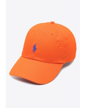 Ralph Lauren Pony Baseball Cap - Orange