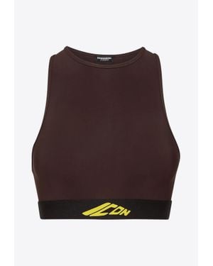 DSquared² Icon Sports Bra - Purple