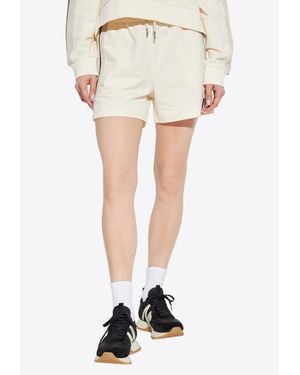 Moncler Logo Patch Mini Shorts - White