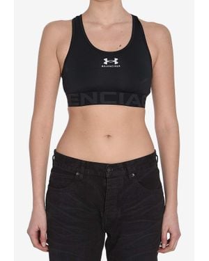 Balenciaga Tech Jersey X Under Armourâ Bra - Black
