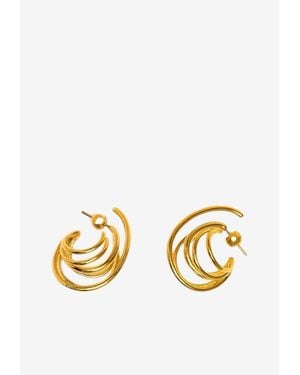 Panconesi Small Orbit Earrings - Metallic