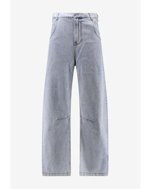 Entire studios Washed Straight-Leg Jeans - Grey