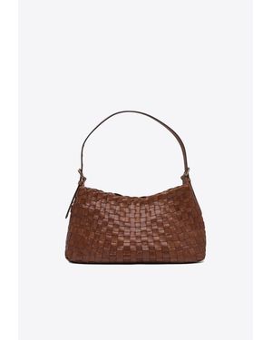 Dragon Diffusion Medium Hobo Salvage Shoulder Bag - Brown