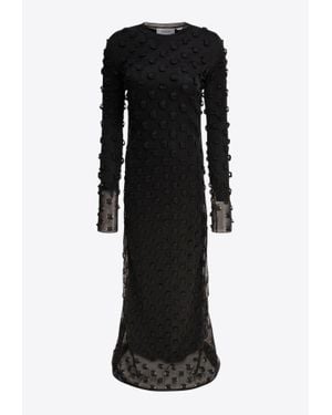 ワンピース SPORTMAX KNITTED LONG DRESS Sportmax Knitted Long Dress in Black | Lyst
