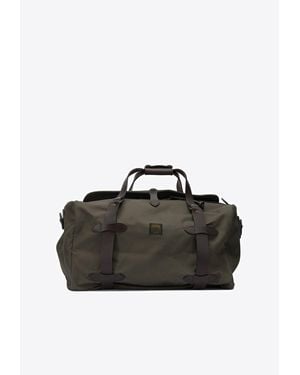 Filson Leather-Trim Duffle Bag - Black