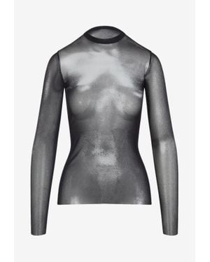 Jean Paul Gaultier Body Dust Top - Black