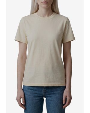 The Row Maiko Crewneck T-Shirt - Natural