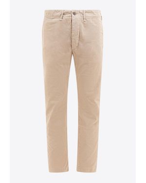 Ralph Lauren Straight-Leg Chino Pants - Natural